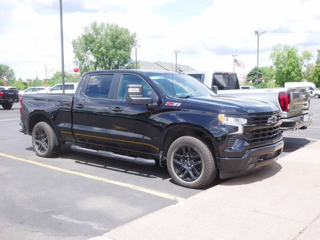 2024 Black Chevrolet Silverado 1500 RST 4X4 Truck