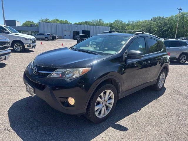 2015 Black Toyota RAV4 Limited AWD SUV
