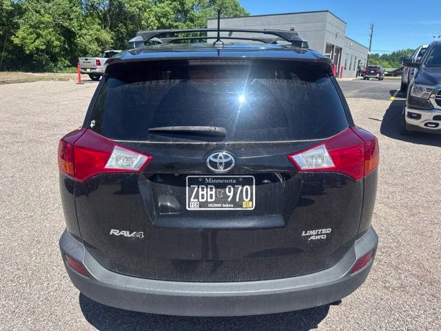 2015 Black Toyota RAV4 Limited AWD SUV