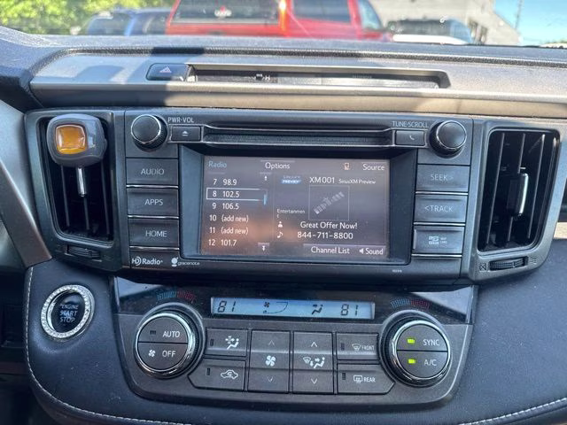2015 Black Toyota RAV4 Limited AWD SUV