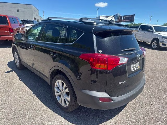 2015 Black Toyota RAV4 Limited AWD SUV