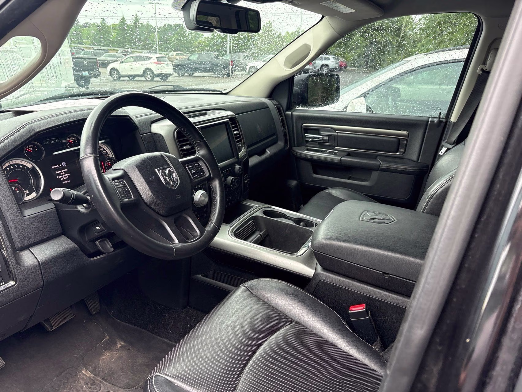 2017 Brilliant Black Crystal Pearlcoat Ram 1500 Night 4X4 Truck