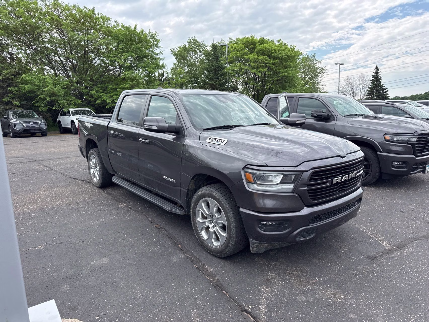 2021 Granite Crystal Metallic Clearcoat Ram 1500 Big Horn/Lone Star 4X4 Truck