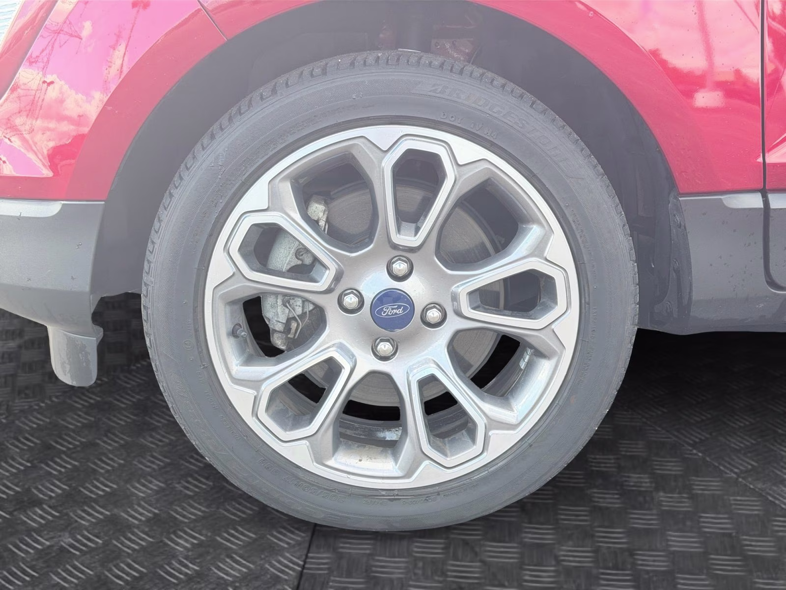 2018 Ruby Red Metallic Ford EcoSport Titanium FWD SUV