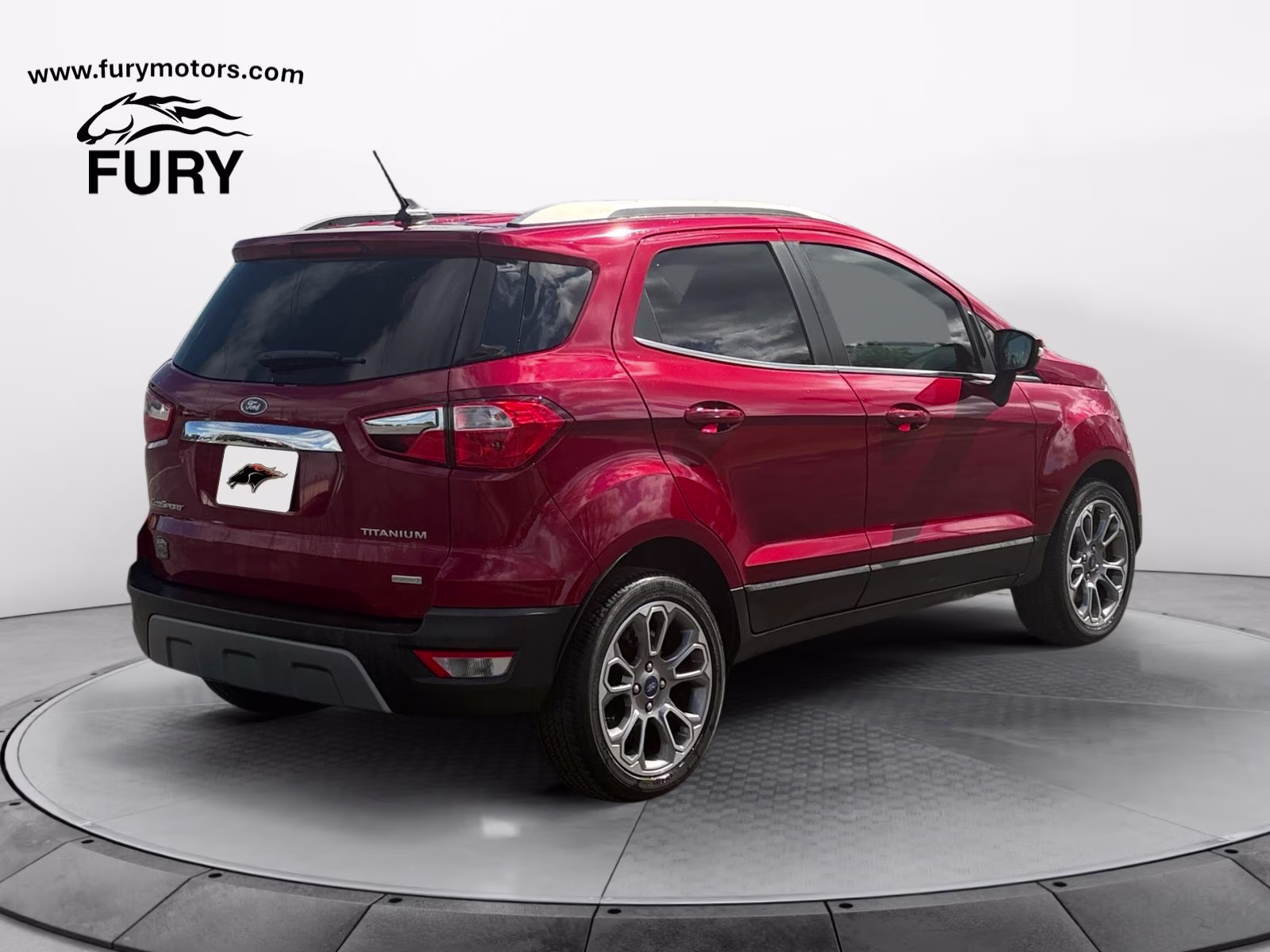 2018 Ruby Red Metallic Ford EcoSport Titanium FWD SUV