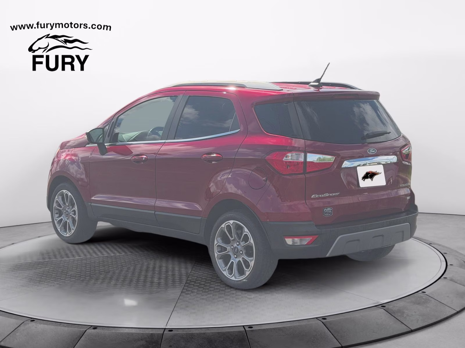 2018 Ruby Red Metallic Ford EcoSport Titanium FWD SUV