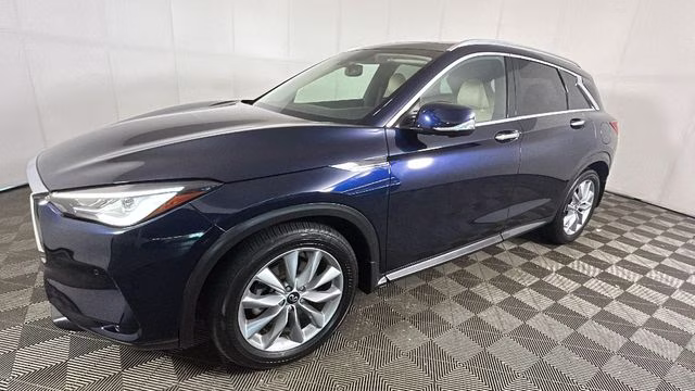 2022 Hermosa Blue INFINITI QX50 ESSENTIAL AWD SUV