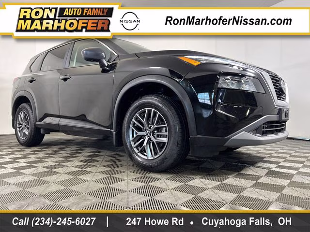 2023 Super Black Nissan Rogue S AWD SUV