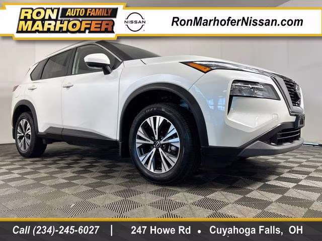2023 Pearl White Tricoat Nissan Rogue SV AWD SUV