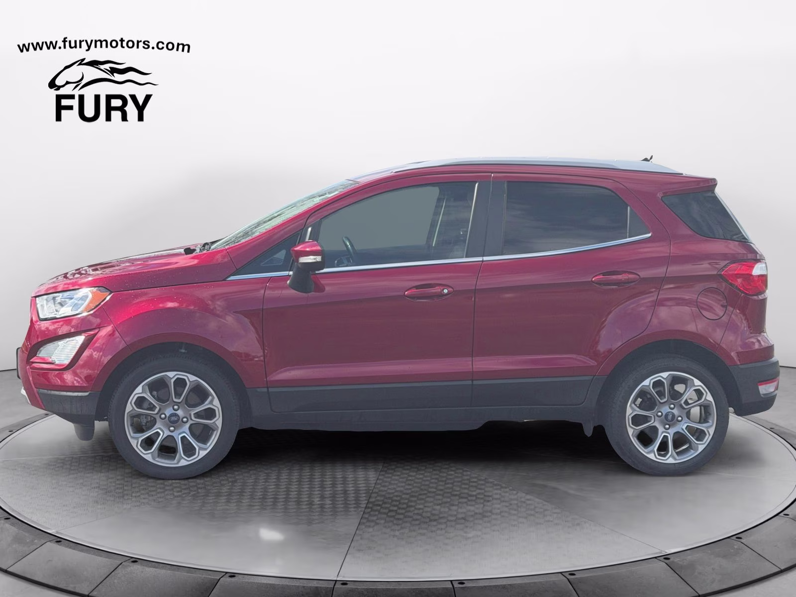 2018 Ruby Red Metallic Ford EcoSport Titanium FWD SUV