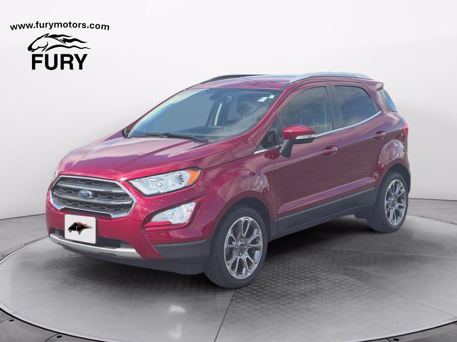 2018 Ruby Red Metallic Ford EcoSport Titanium FWD SUV