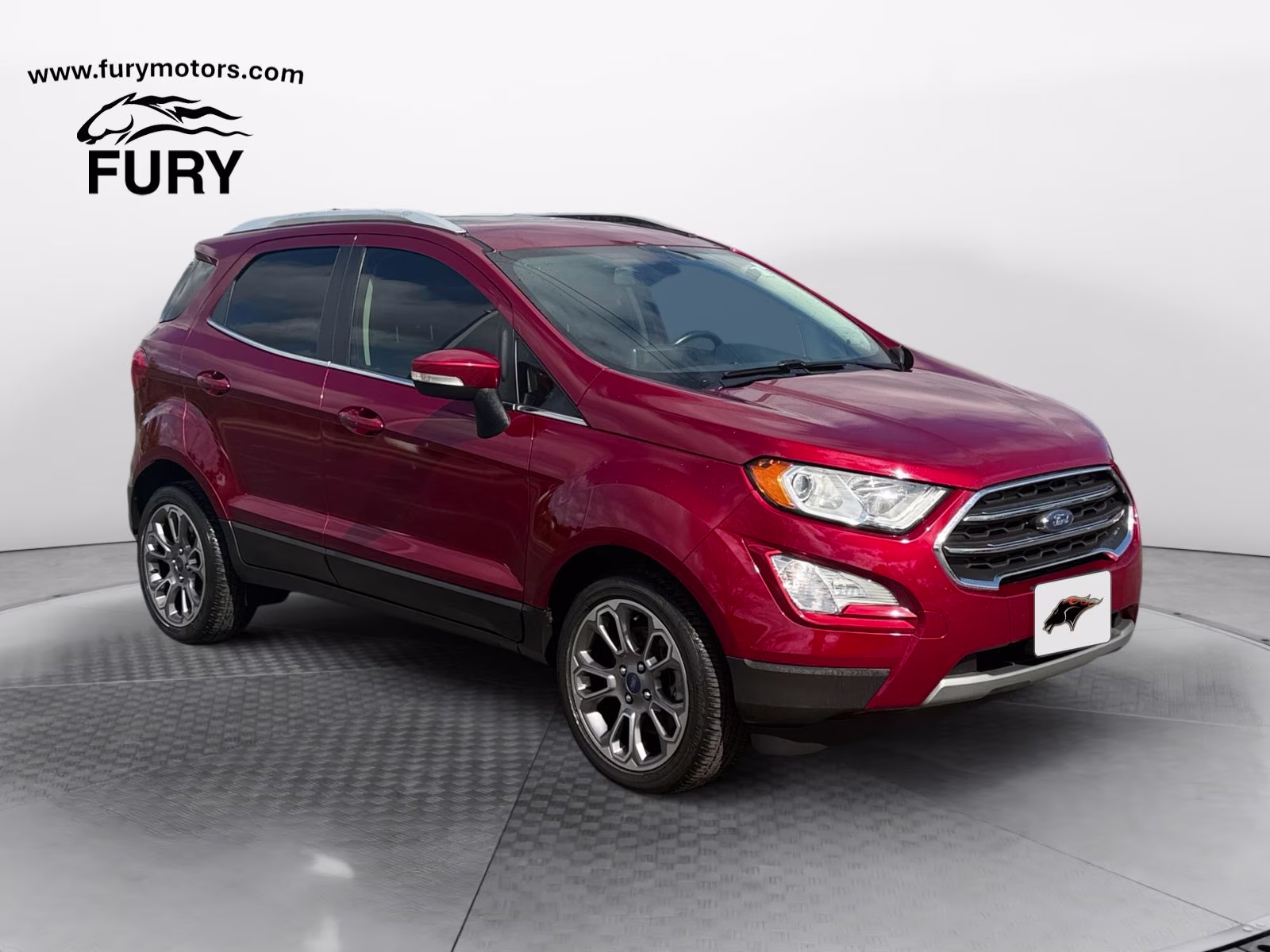2018 Ruby Red Metallic Ford EcoSport Titanium FWD SUV