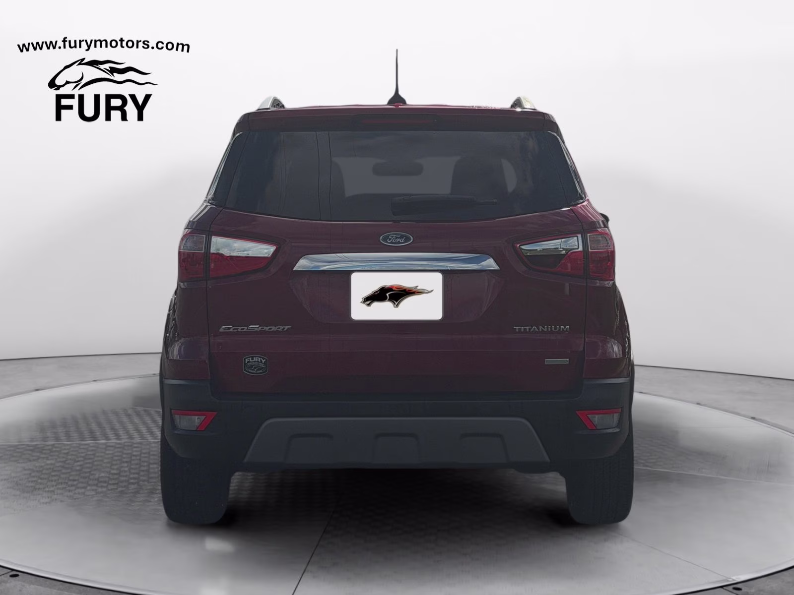 2018 Ruby Red Metallic Ford EcoSport Titanium FWD SUV