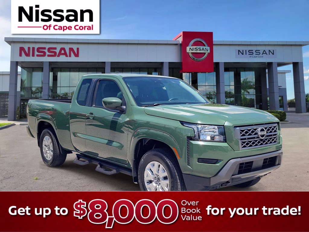 2023 Tactical Green Metallic Nissan Frontier SV 4X4 Truck