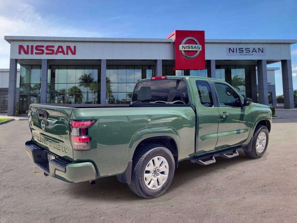 2023 Tactical Green Metallic Nissan Frontier SV 4X4 Truck