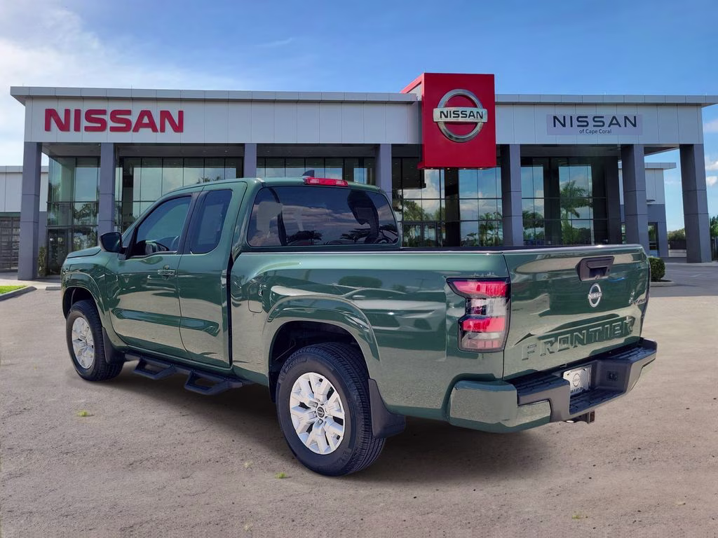 2023 Tactical Green Metallic Nissan Frontier SV 4X4 Truck