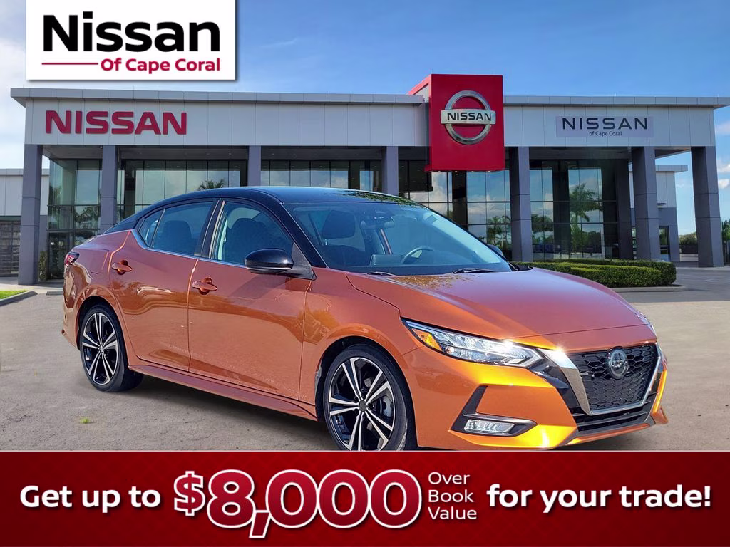 2021 Monarch Orange/Super Black Nissan Sentra SR FWD Sedan