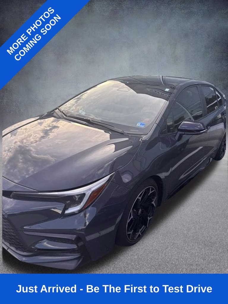 2025 Midnight Black Metallic Toyota Corolla FX FWD Sedan