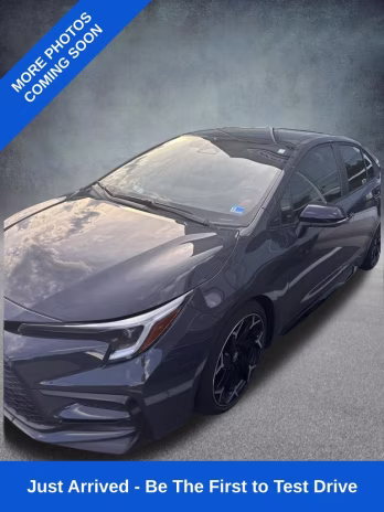 2025 Midnight Black Metallic Toyota Corolla FX FWD Sedan