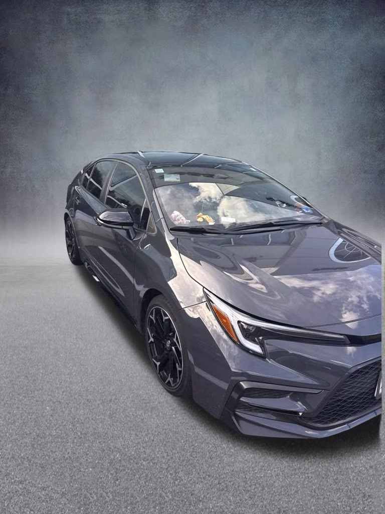 2025 Midnight Black Metallic Toyota Corolla FX FWD Sedan