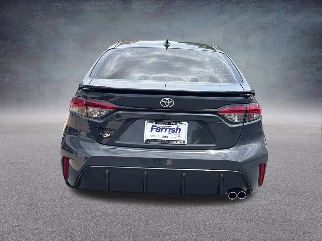 2025 Midnight Black Metallic Toyota Corolla FX FWD Sedan