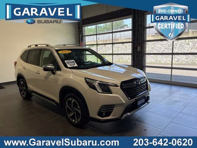 2023 Crystal White Pearl Subaru Forester Touring AWD SUV