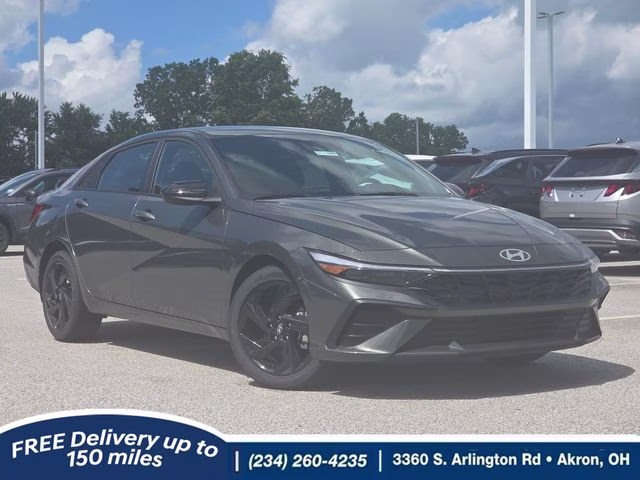 2026 Amazon Gray Hyundai Elantra SEL Sport FWD Sedan
