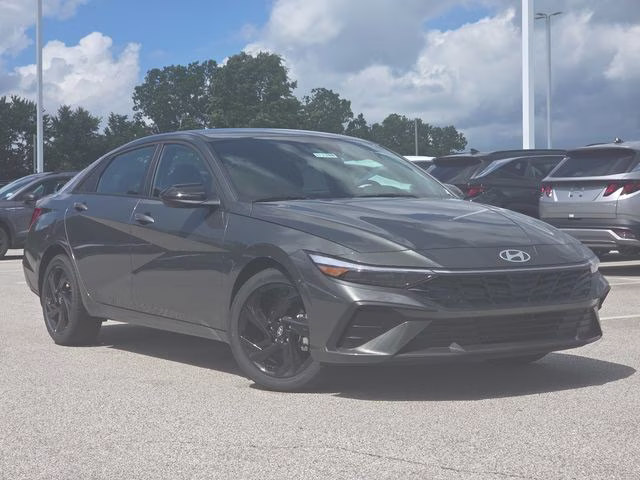 2026 Amazon Gray Hyundai Elantra SEL Sport FWD Sedan
