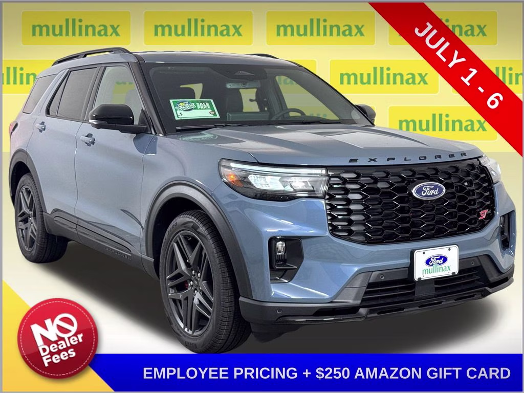 2026 Vapor Blue Metallic Ford Explorer ST 4X4 SUV
