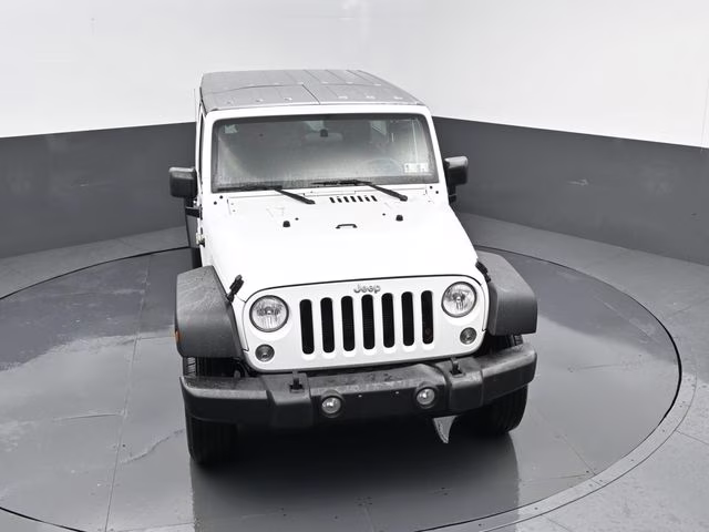 2017 Bright White Clearcoat Jeep Wrangler Unlimited Sport 4X4 SUV