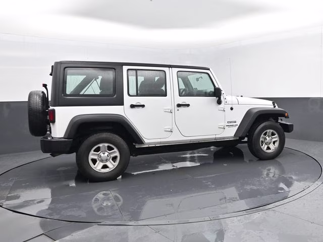 2017 Bright White Clearcoat Jeep Wrangler Unlimited Sport 4X4 SUV
