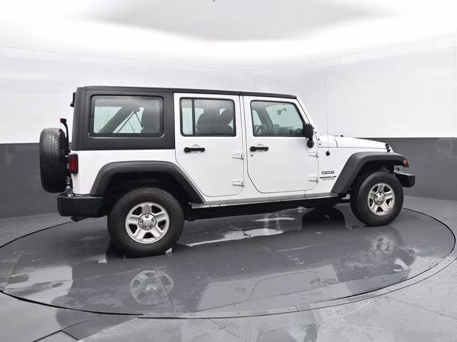 2017 Bright White Clearcoat Jeep Wrangler Unlimited Sport 4X4 SUV