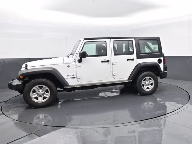 2017 Bright White Clearcoat Jeep Wrangler Unlimited Sport 4X4 SUV