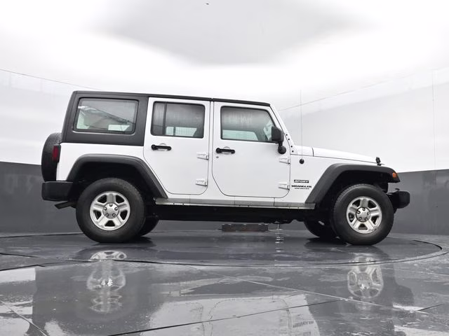 2017 Bright White Clearcoat Jeep Wrangler Unlimited Sport 4X4 SUV