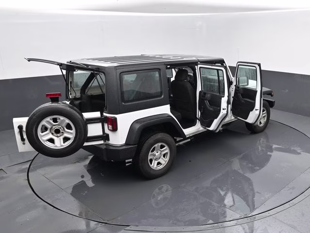 2017 Bright White Clearcoat Jeep Wrangler Unlimited Sport 4X4 SUV