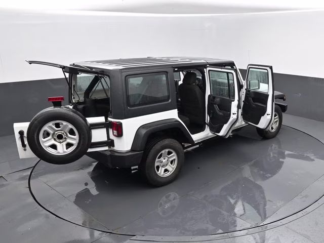 2017 Bright White Clearcoat Jeep Wrangler Unlimited Sport 4X4 SUV