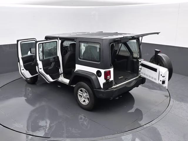 2017 Bright White Clearcoat Jeep Wrangler Unlimited Sport 4X4 SUV