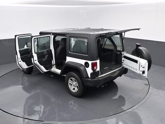2017 Bright White Clearcoat Jeep Wrangler Unlimited Sport 4X4 SUV