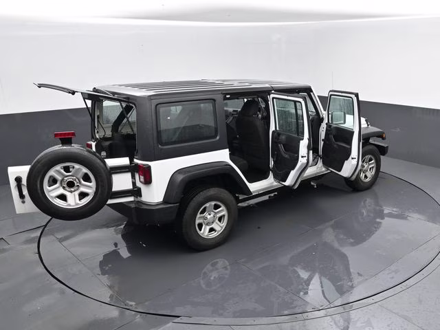 2017 Bright White Clearcoat Jeep Wrangler Unlimited Sport 4X4 SUV