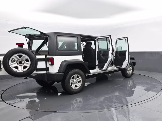2017 Bright White Clearcoat Jeep Wrangler Unlimited Sport 4X4 SUV