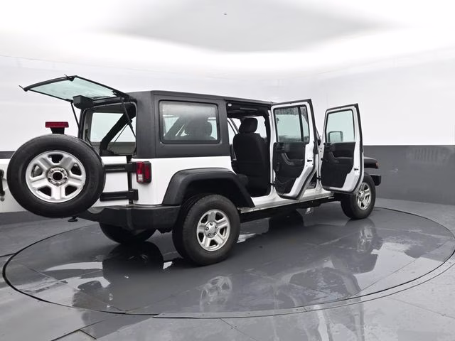 2017 Bright White Clearcoat Jeep Wrangler Unlimited Sport 4X4 SUV