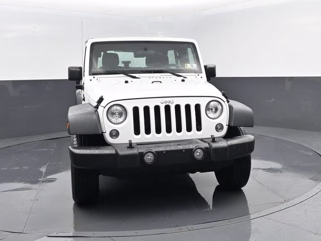 2017 Bright White Clearcoat Jeep Wrangler Unlimited Sport 4X4 SUV