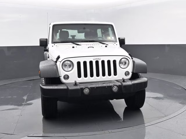 2017 Bright White Clearcoat Jeep Wrangler Unlimited Sport 4X4 SUV