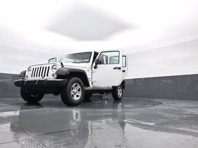 2017 Bright White Clearcoat Jeep Wrangler Unlimited Sport 4X4 SUV