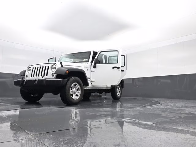 2017 Bright White Clearcoat Jeep Wrangler Unlimited Sport 4X4 SUV