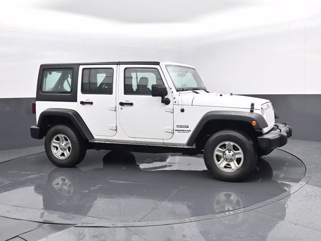 2017 Bright White Clearcoat Jeep Wrangler Unlimited Sport 4X4 SUV