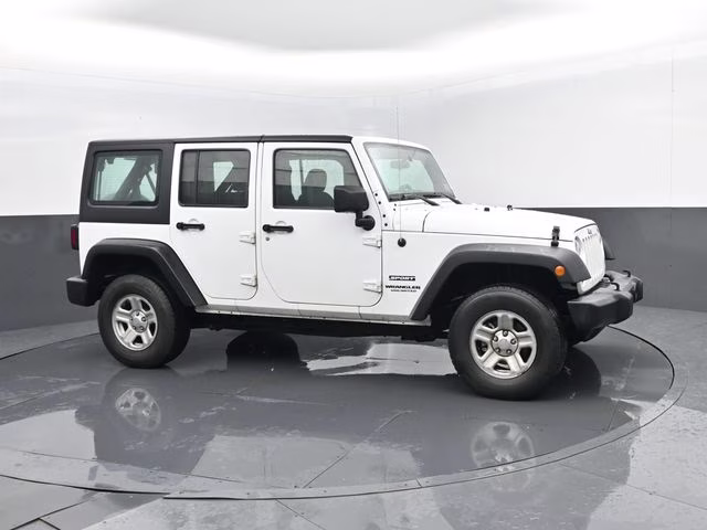 2017 Bright White Clearcoat Jeep Wrangler Unlimited Sport 4X4 SUV