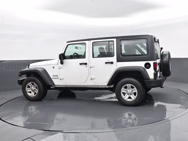 2017 Bright White Clearcoat Jeep Wrangler Unlimited Sport 4X4 SUV