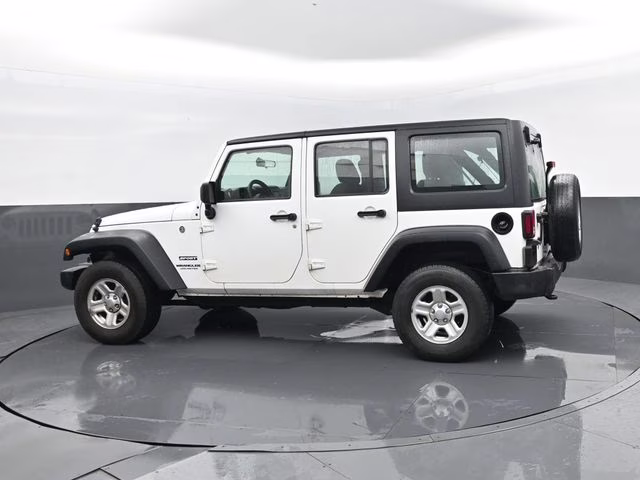 2017 Bright White Clearcoat Jeep Wrangler Unlimited Sport 4X4 SUV