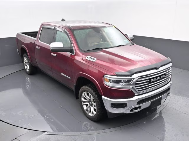 2020 Delmonico Red Pearlcoat Ram 1500 Laramie Longhorn 4X4 Truck